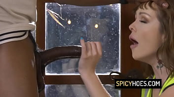 Hot college babe fucked by bbc just to avoid community service