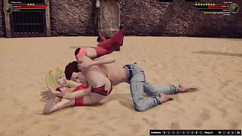 Tiffany vs twink nf3d mma mixed combat femdom battle