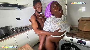 This is me begging the estate plumber to fuck me right i my kitchen