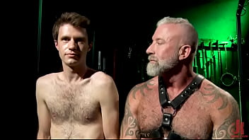 Submissive Guy In Bdsm Gives His Ass To Unload Lance Charger & Maxx Monroe thumbnail