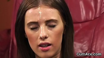 Ardent nympho enjoys a deepthroat and plenty of juice on her face Ardent nympho enjoys a deepthroat and plenty of juice on her face