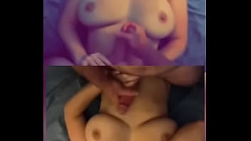 Huge natural taking cum from a big cock