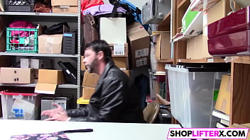 Teen shoplifter gets touched everywhere