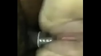 Trashy white chick takes black dick