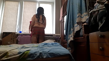 My student fucks me hard with a strap on for a good grade