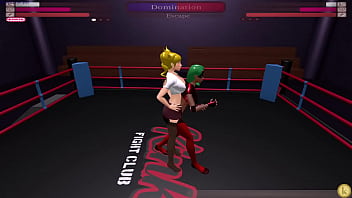 Chizuru vs desmoria kyfc sexfight strap on battle lesbian sex