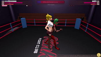 Chizuru vs desmoria kyfc sexfight strap on battle lesbian sex