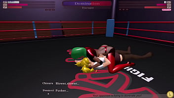 Chizuru vs desmoria kyfc sexfight strap on battle lesbian sex