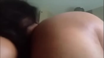 My step sister licking my asshole