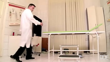 The policewoman wears nylons