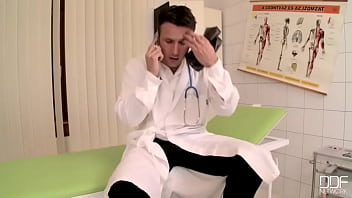 The policewoman wears nylons