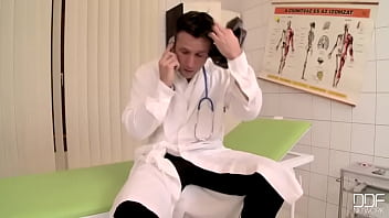 The policewoman wears nylons