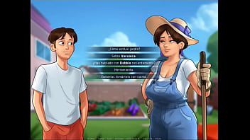 Summertime saga cap 12 trabajando en el jardin de la milf diana