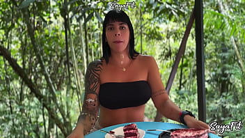 My Stepbrother Takes Me To The River And I Fuck Him In Public With My Big Ass Sayafit thumbnail