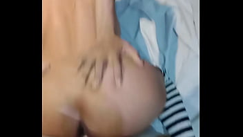 Teen girl likes doggystyle