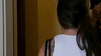 Busty milf and teen slut sharing a cock