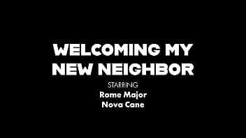 Skinny blonde hottie nova cane gets her pussy fucked by rome