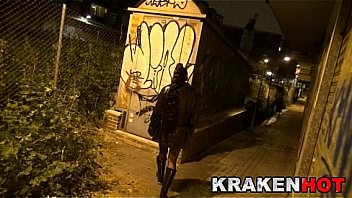 Obedient girl submission in the streets bdsm