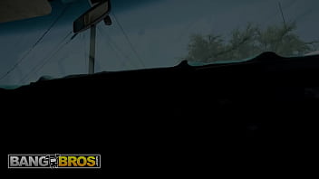 Bangbros izzy rae earns cash and deep pleasure on the bang bus with rocket powers’ monster cock