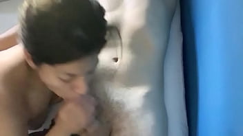 Sucking and getting nice facial Sucking and getting nice facial