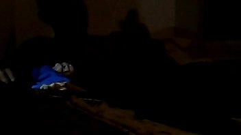 Stroking my big black dick til i cum