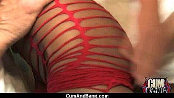 Cum ebony whore takes multiple facials 18