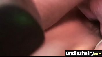 Girl gushes hairy pussy juice 16