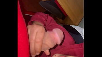 A cock in the mouth of a hooded milf