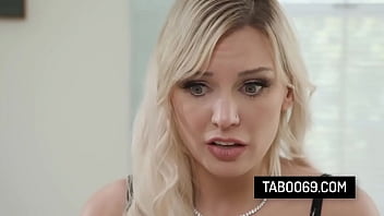 Busty stepmom ass fucked in threesome by plubmer stepson and her husband