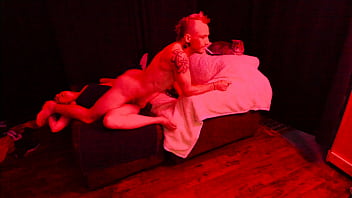 Submissive dominates his mistress