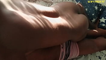 I seduced my nanny while my wife was a way and came and spent the weekend at my place and we fucked full clip on sheer