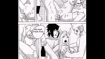 Kaguya fuck threesome hentai Kaguya fuck threesome hentai