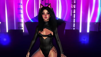 Playful shameless furry in sexy black corset shows off her sweet body Playful shameless furry in sexy black corset shows off her sweet body