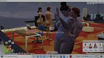 Martha runs into her ex and lets him press her up against the glass window when she realizes how big he is when he hugs her from behind