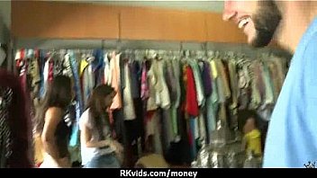 Desperate teen naked in public and fucks to pay rent 30