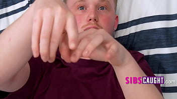 Step dad caught step bro licking cake of my