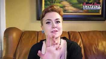 Petite tattooed blonde micah deepthroats a big cock and swallows cum