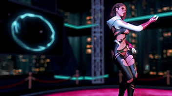 Cute naughty stacy gwen dance on the floor in torn suit to seduce spider man Cute naughty stacy gwen dance on the floor in torn suit to seduce spider man