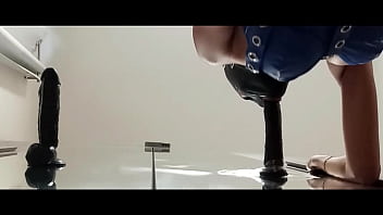 Preview 30 minutes of milf playing with cock and two dildos