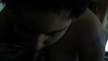 Big load in her mouth