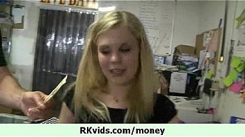 Hot teen girl let us fuck her for cash 10
