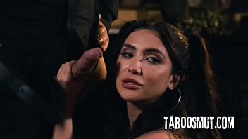 Bratty stepdaughter gets analed in front of stepdad