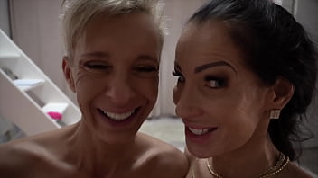 Two milfs sharing my cum in hardcore scene full video