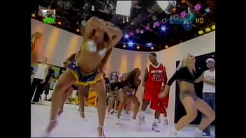 Dancing in miniskirts on television a cheerleader shows upskirt oops panty Dancing in miniskirts on television a cheerleader shows upskirt oops panty