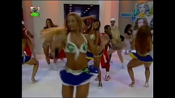 Dancing in miniskirts on television a cheerleader shows upskirt oops panty