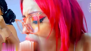 Omg the hottest thing you will see today from horny lesbians intense kisses and pussy licking