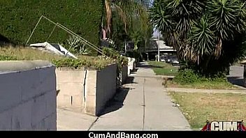 Black chick gets gangbanged by a group of white guys 29