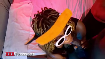 Xxx threesome i didn't know that my hijab roommate can handle a cock like this