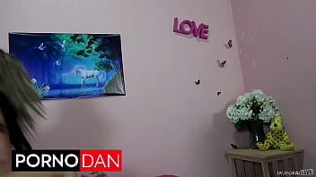 Holly's tight pussy clenched around dan's cock as amy tongued her ass