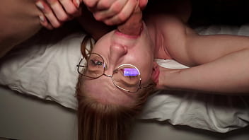 Crystal white woke up a guy by pouncing on his cock